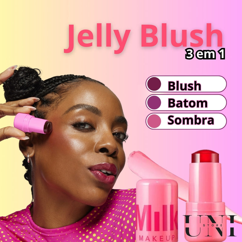 Jelly Blush: Blush Gelatina 3 em 1!